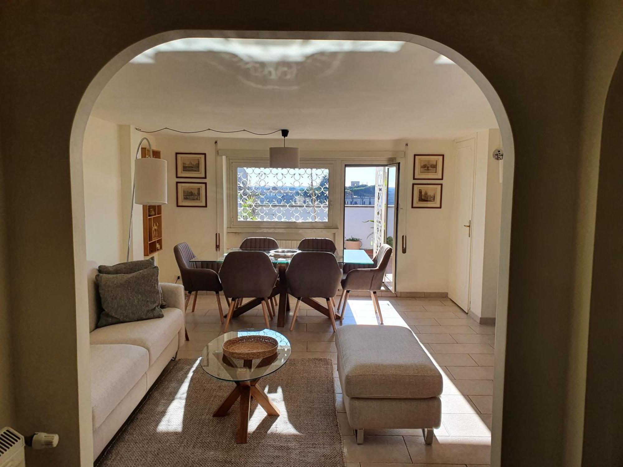 Appartamento "La Terrazza Di Giacinta" Roma Ngoại thất bức ảnh
